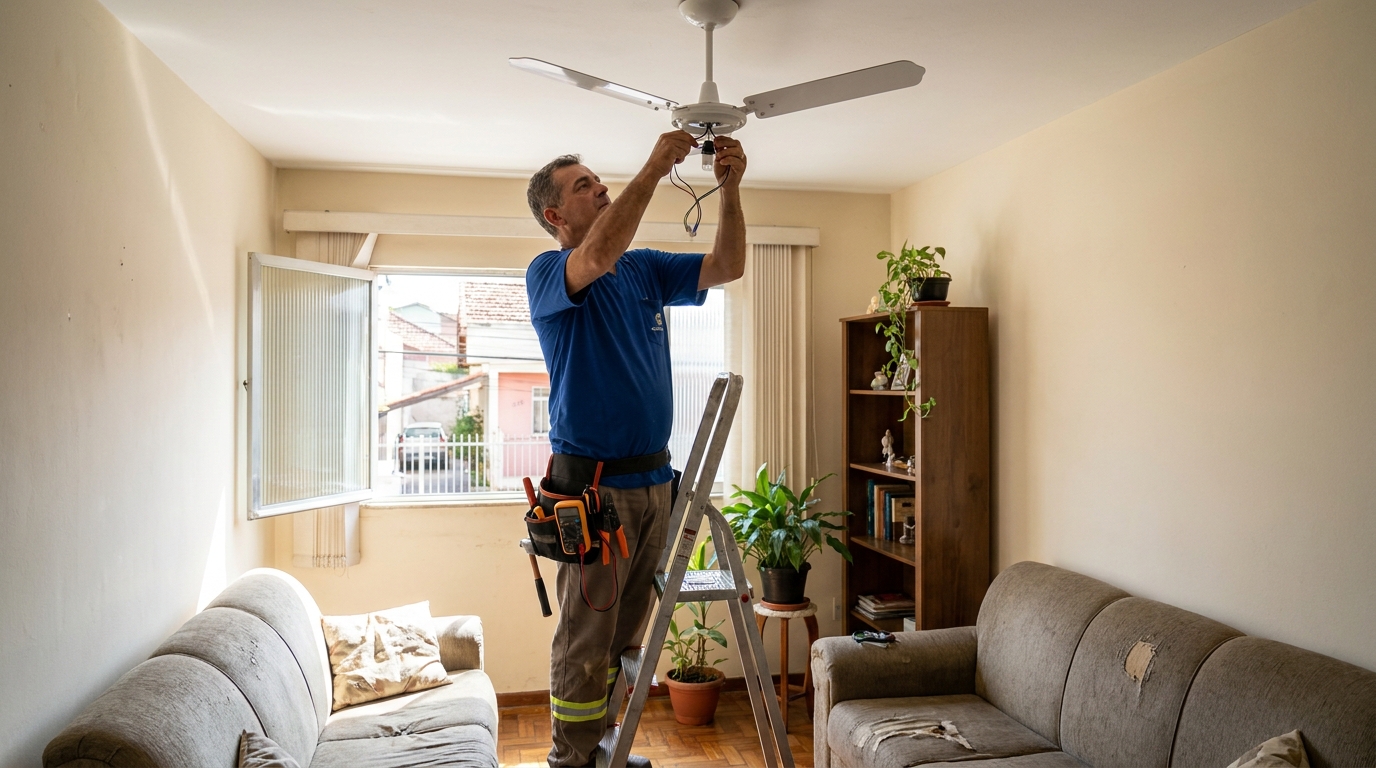 Montagem de Ventilador em Porto Velho‑RO